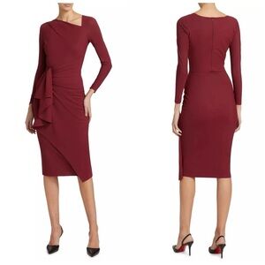 Chiara Boni Women's Peper Asymmetric Cocktail Dress Size 14